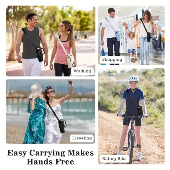 Neoprene Cover/Carrier NEW Compatible with Stainless Travel Tumblers - Picture 3 of 3